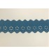 BRODERIE Anglaise Bleu Canard 50mm