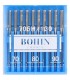 BOHIN : Aiguilles machine Universel Assorties étui de 10