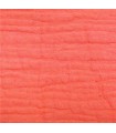 DOUBLE GAZE de coton Corail
