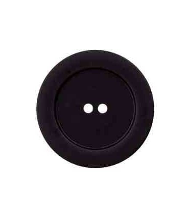 Bouton Polyester NOIR 18mm