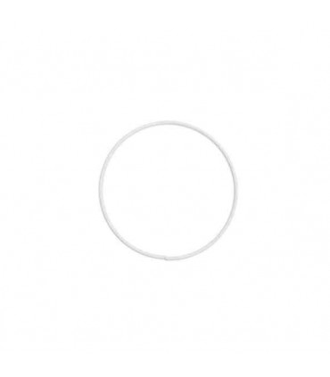 Anneau Métal  Blanc 10 cm