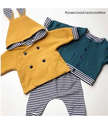 IKATEE : Gilet +veste +peignoir GRAND'OURSE Bébé
