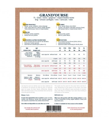 IKATEE : Gilet +veste +peignoir GRAND'OURSE Bébé