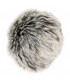 Pompons Fausse Fourrure Argent