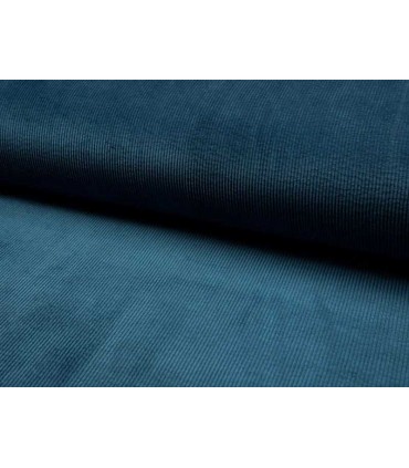 VELOURS Corduroy Stone Washed Pétrole