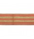 Élastique Rayé lurex Rouille Or 30mm