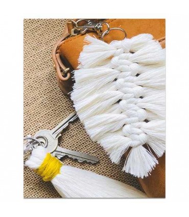 FRENCH KIT : Porte clefs PLUME et POMPON