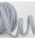 TRESSE Tubulaire 1cm MARINE Chiné