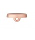 Bouton Metal sur pied OR Rose 23mm