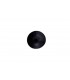 Bouton Boule Polyester sur pied NOIR 10mm