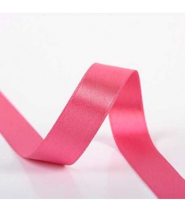 Ruban satin n°5, ROSE FONCÉ 25mm