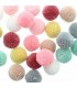 RICO : Set Pompons Couleur Pastel