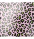 Toile Enduite Léopard Rose et Vert