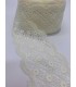 Dentelle élastique 6mm - Écru