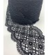 Dentelle élastique 6mm - Noir