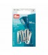 PRYM : Agrafes Plates 30mm - Argent