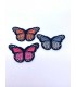 Thermocollant -  Papillon Rose