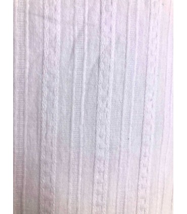 POPELINE de coton BLANC