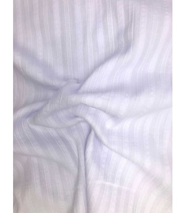 POPELINE de coton BLANC