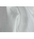Popeline de Coton BLANCHE brodée de ronds