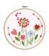 VERVACO kit à broder - Fleurs
