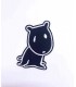 Thermocollant -Petit Chien noir Mignon