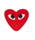 Thermocollant - "COMME DES G..." : Coeur Rouge
