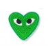 Thermocollant -"COMME DES G.." : Coeur Vert