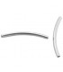 Perles Tubes -  2.5x35mm plaqué argent
