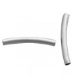 Perles Tubes -  4x30mm plaqué argent antique