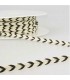 Galon Chevron 6mm - NOIR