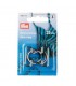 PRYM : Attache maillot de bain 25 mm - Plastique métallisé Argent