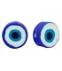 Perles en polymère Oeil porte Bleu foncé