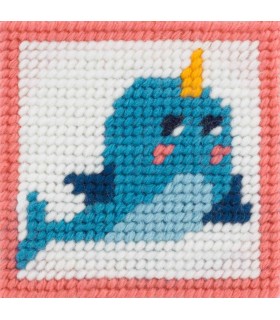Comme 1 idée : Canevas KIKI LE DAUPHIN MAGIQUE