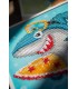 Kit Diamond Painting avec cadre - REQUIN