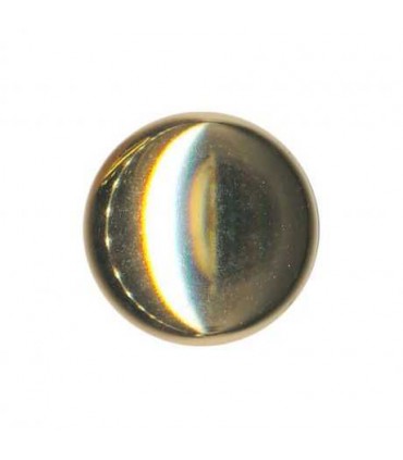 Bouton sur Pied bombé Doré - 27mm