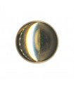 Bouton sur Pied bombé Doré - 27mm