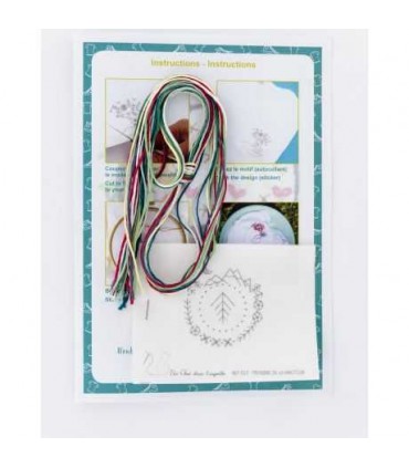 UN CHAT DANS L'AIGUILLE: kit à broder "Prendre de la hauteur"