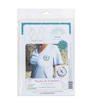 UN CHAT DANS L'AIGUILLE: kit à broder "Prendre de la hauteur"