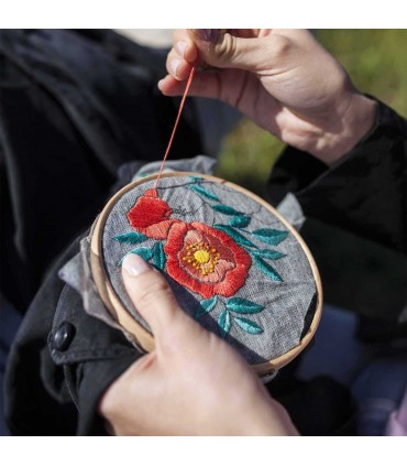 MAKE ME STITCH : Kit Broderie FLOWERS POWERS