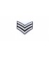 Thermocollant Badge - Chevron ARGENT