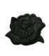 Thermocollant - Grosse rose NOIR