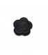 Thermocollant - Petites Fleurs Noir