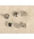 Médiac :  Rivets 8mm - ARGENT