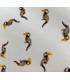 Viscose ÉCRU imprimée toucan