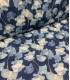 POPPY : Toile canvas BLEU Ginkgo Flower