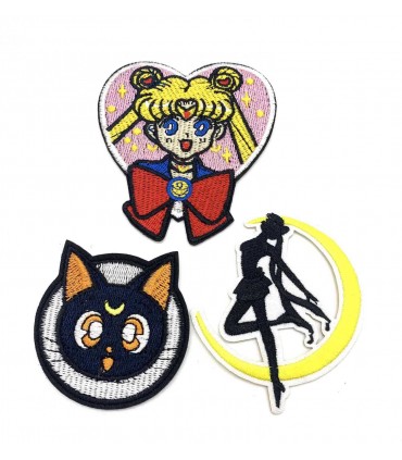 Thermocollant - SAILOR MOON  : Tête de LUNA en rond