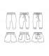 IKATEE :  Pantalon ou Short NEW YORK Bébé
