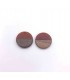 Pendentif petit rond en Bois et Acétate - TERRACOTTA