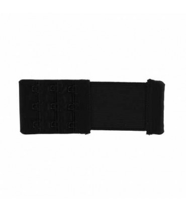 Rallonge Soutien-Gorge NOIR - 4CM - 3 Portes